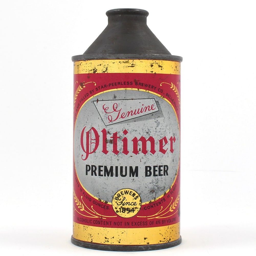 Oltimer Premium Beer Cone Top NIEO 4 PERCENT 178-18 (1 of 6)