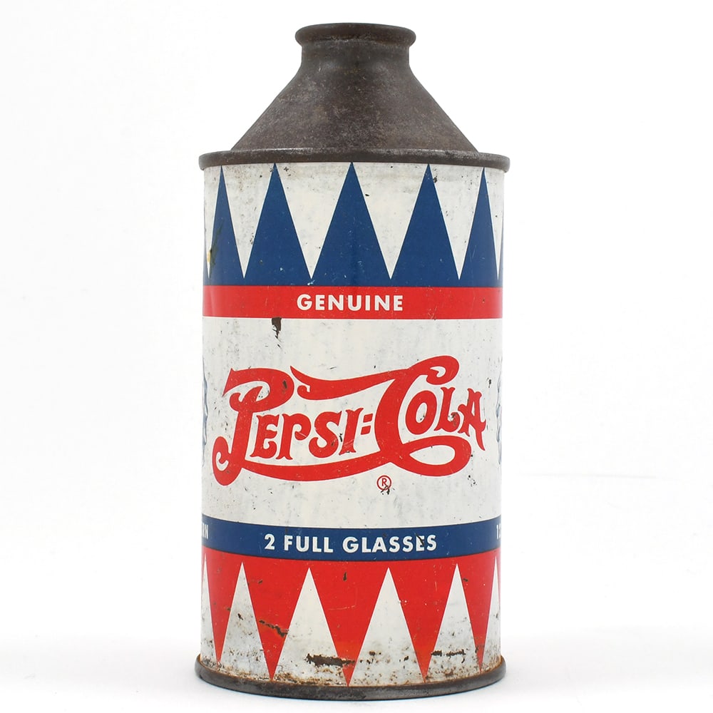 Pepsi Cola Double Dot Cone Top (1 of 6)