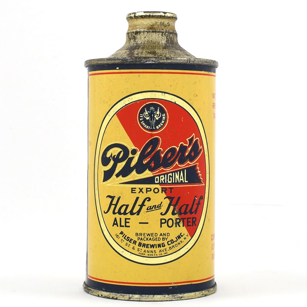Pilsers Original Export Half and Half Cone Top 179-16 SCARCE EXCELLENT (1 of 6)