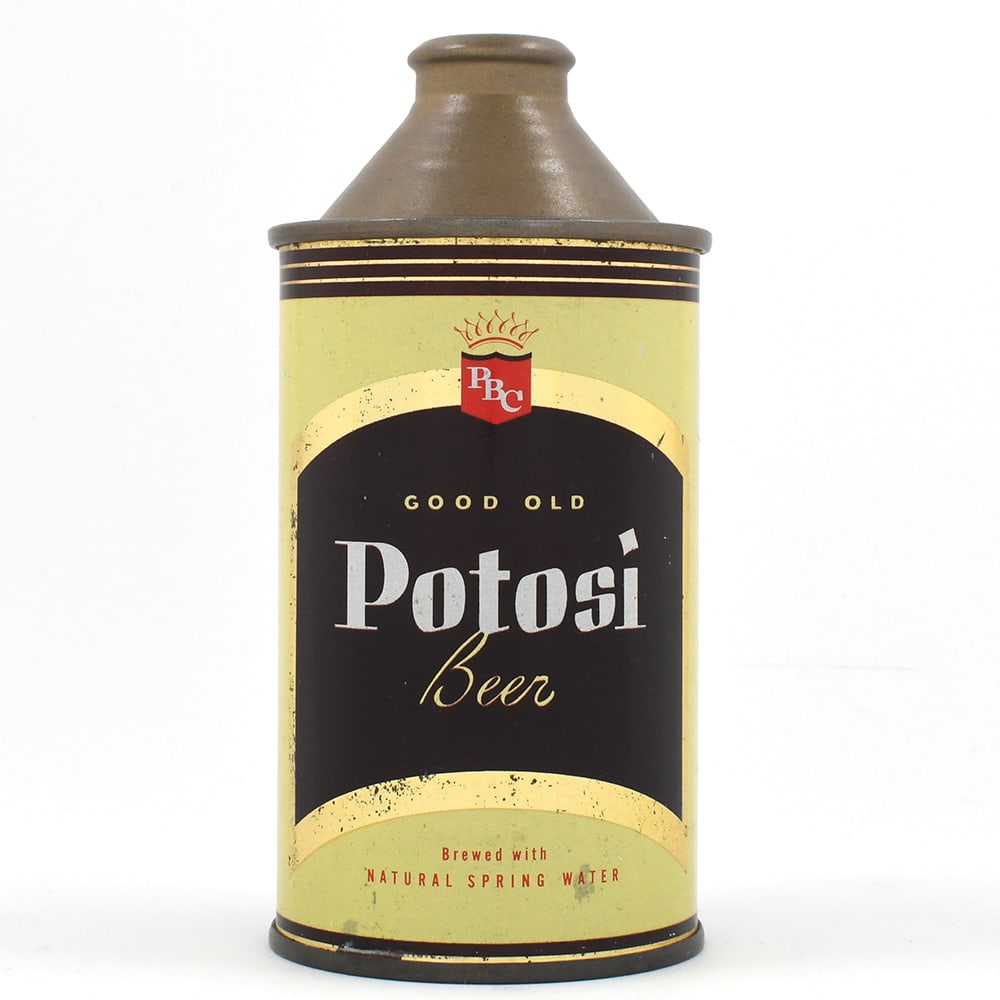 Potosi Beer Cone Top DNCMT 4 PERCENT 179-25 EXCELLENT (1 of 6)