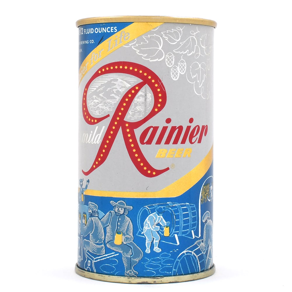 Rainier Jubilee Rolled as Zip Top BREWED NATURALLY Blue 185-16 MINTY (1 of 6)