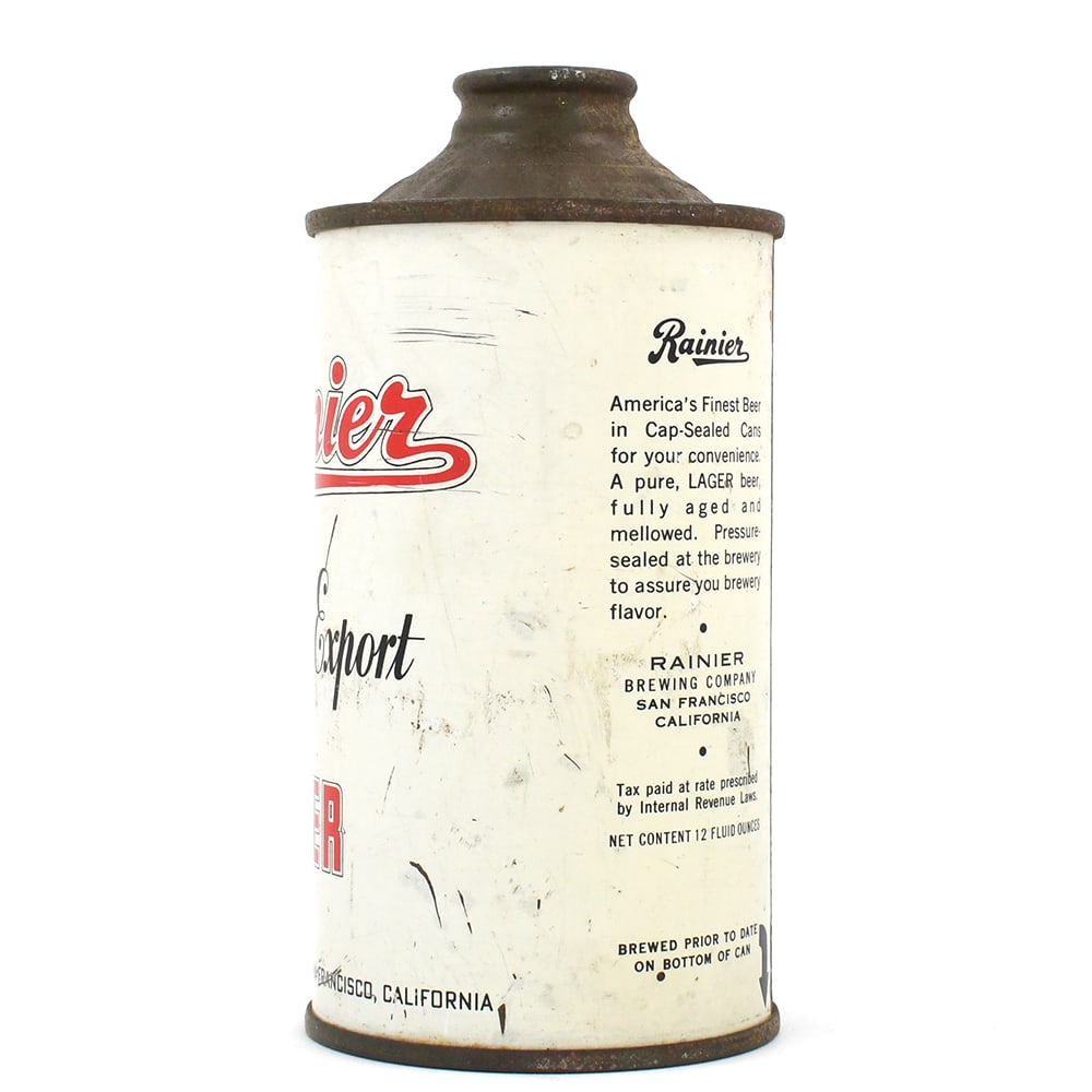 Rainier Special Export Beer Cone Top 180-14 - 2