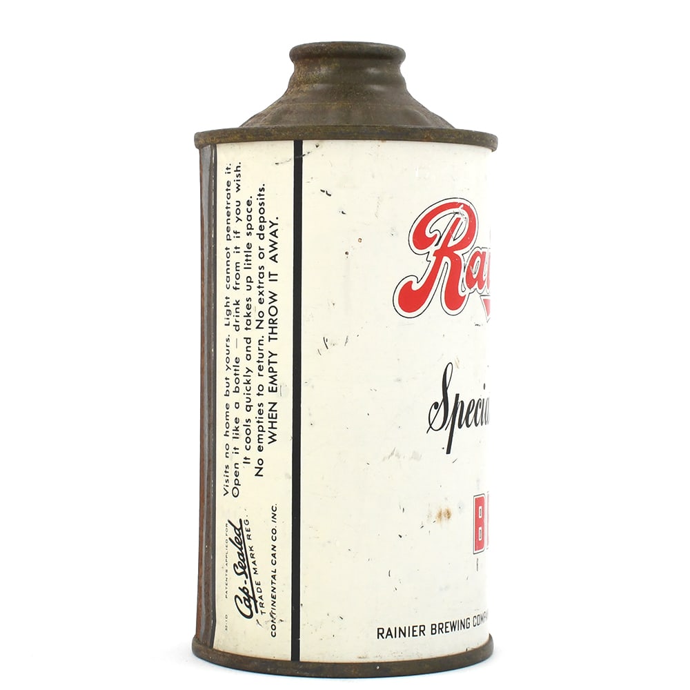Rainier Special Export Beer Cone Top 180-14 - 4