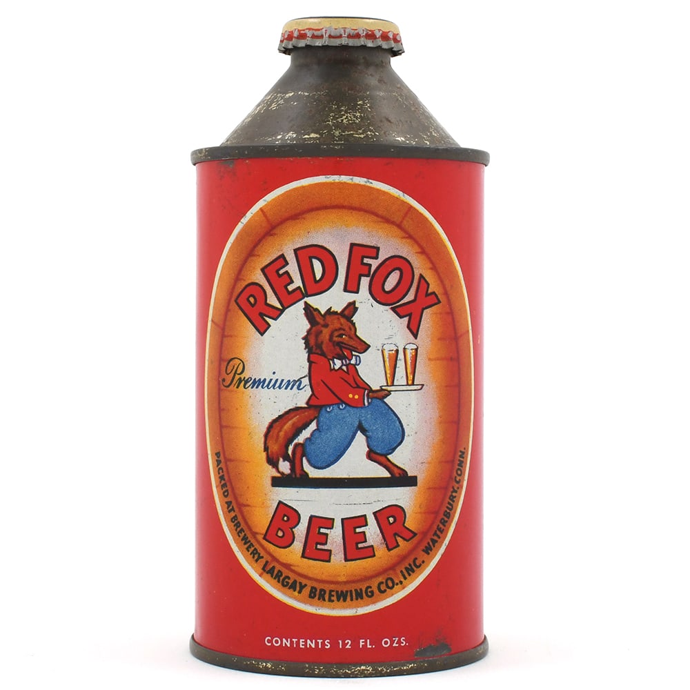 Red Fox Beer WITHDRAWN FREE BLACK MANDATORY L180-26 RARE (1 of 6)