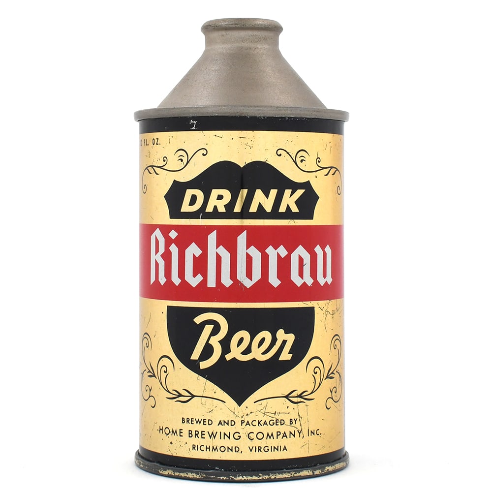 Richbrau Beer Cone Top 182-3 EXCELLENT (1 of 6)