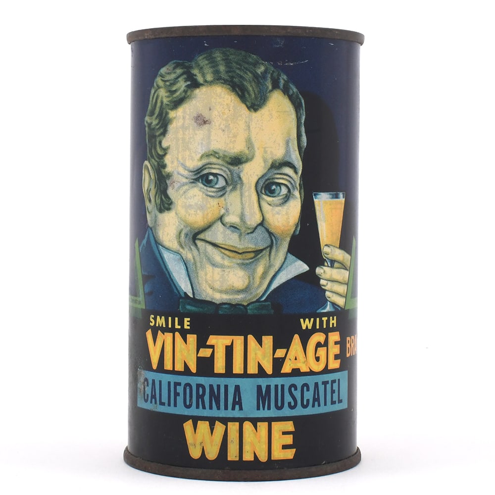 Vin-Tin-Age California Muscatel Wine Flat Top SCARCE SHARP (1 of 6)