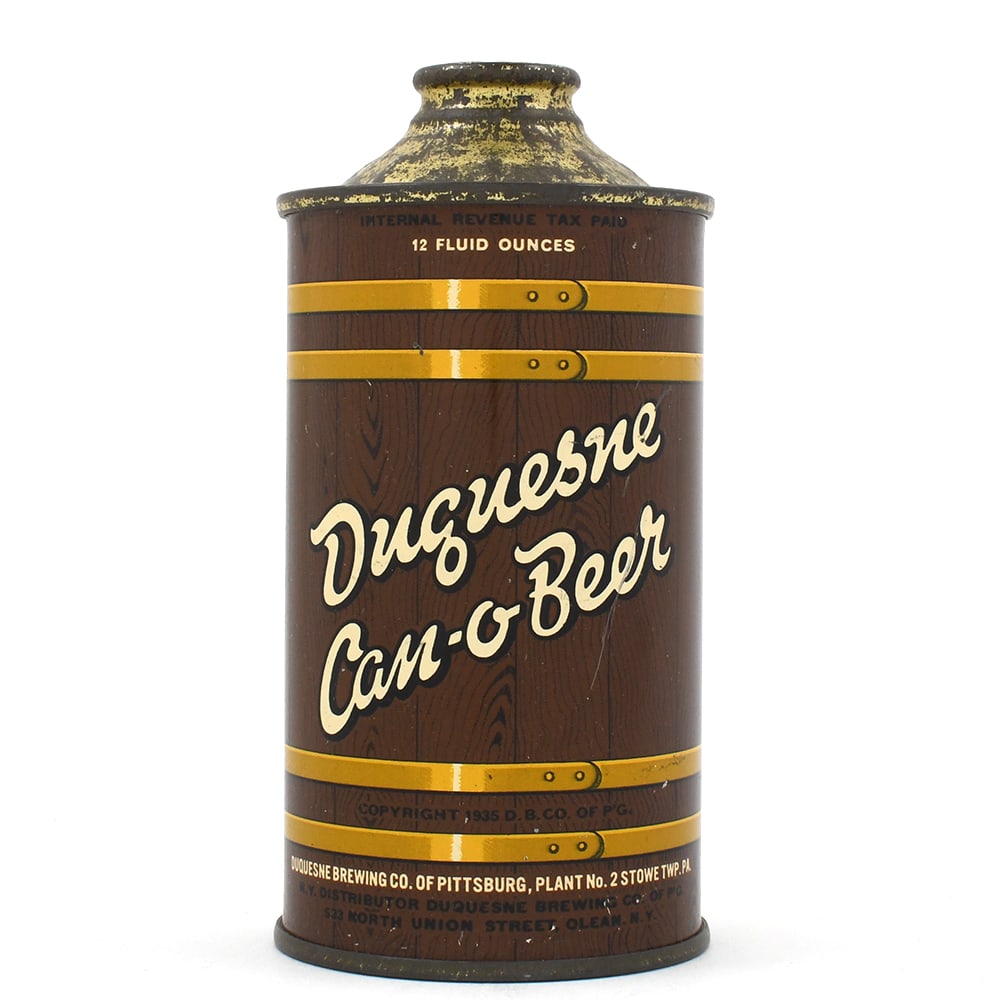 Duquesne Can-o-Beer Low Profile Cone Top 159-25 EXCELLENT (1 of 6)