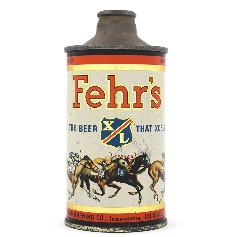 Fehrs XL Beer Cone Top RACE HORSES 162-5 (1 of 6)