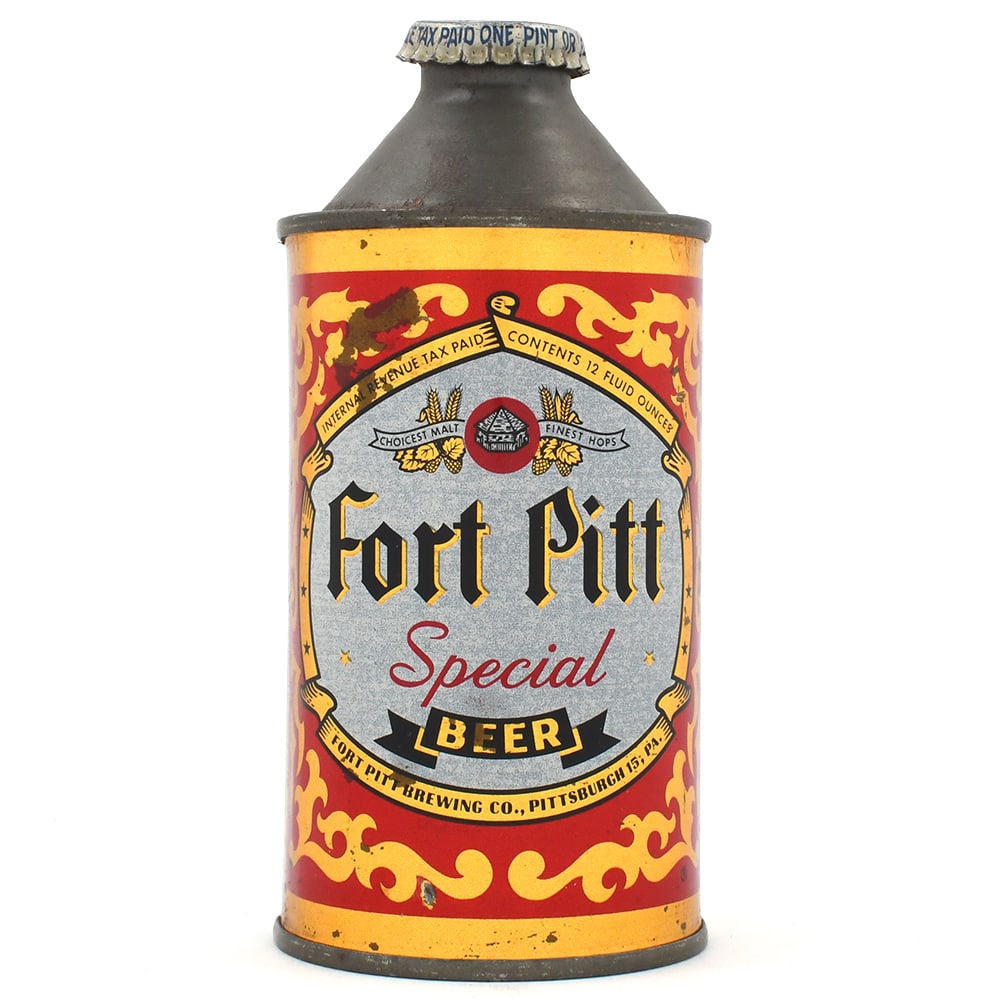 Fort Pitt Special Beer Cone Top PITTSBURGH IRTP 163-12 (1 of 6)