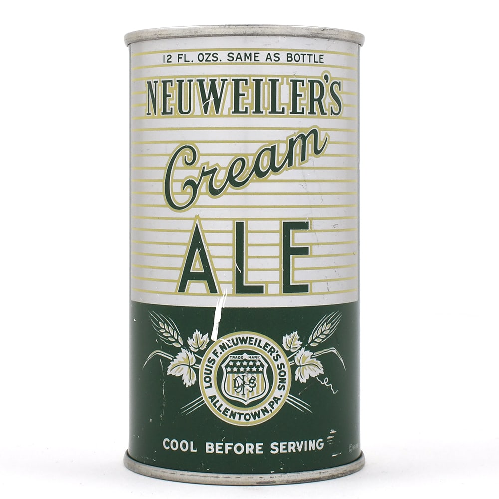 Neuweilers Cream Ale Instructional Flat Top SEMI-METALLIC NON-IRTP 102-34 OI UNLISTED EXCELLENT (1 of 6)