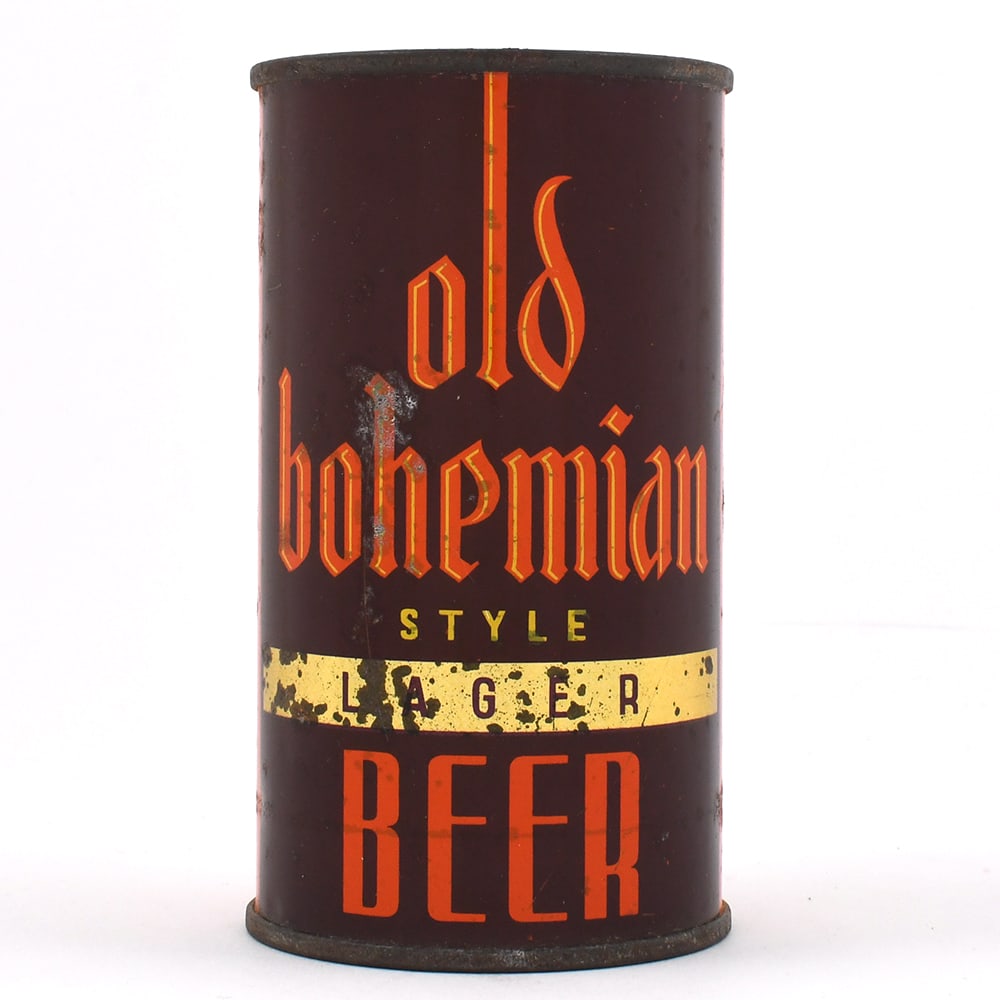 Old Bohemian Style LAGER Beer Long Opener Flat Top 104-32 OI 583 RARE (1 of 6)