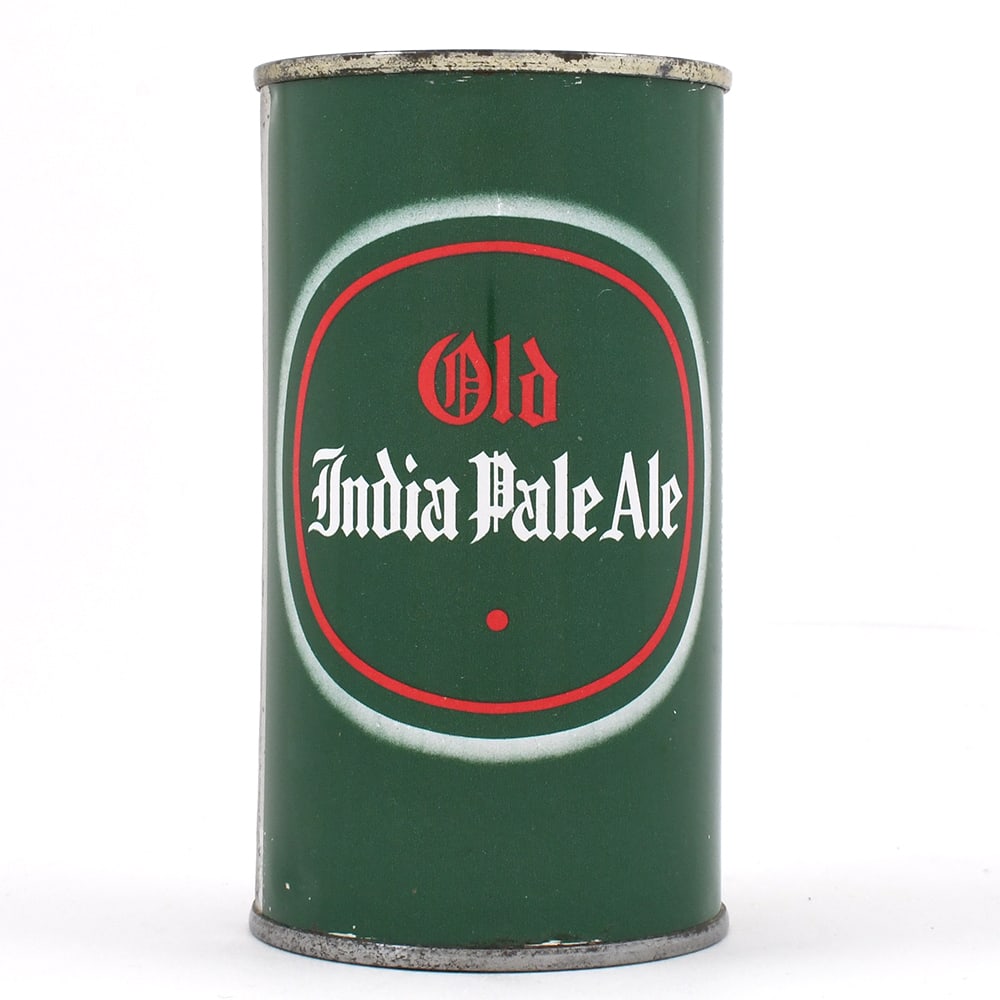 Old India Pale Ale Flat Top CROWN 107-12 OUTSTANDING: Brewer/Business Name: Hull Brewing Co., New Haven, Connecticut Manufacturer/Plant: Crown Date of manufacture: circa 1950s USBC reference: 107-12 Contents/Type: 12 oz Dimensions: 2-3/4 w x 5 h.