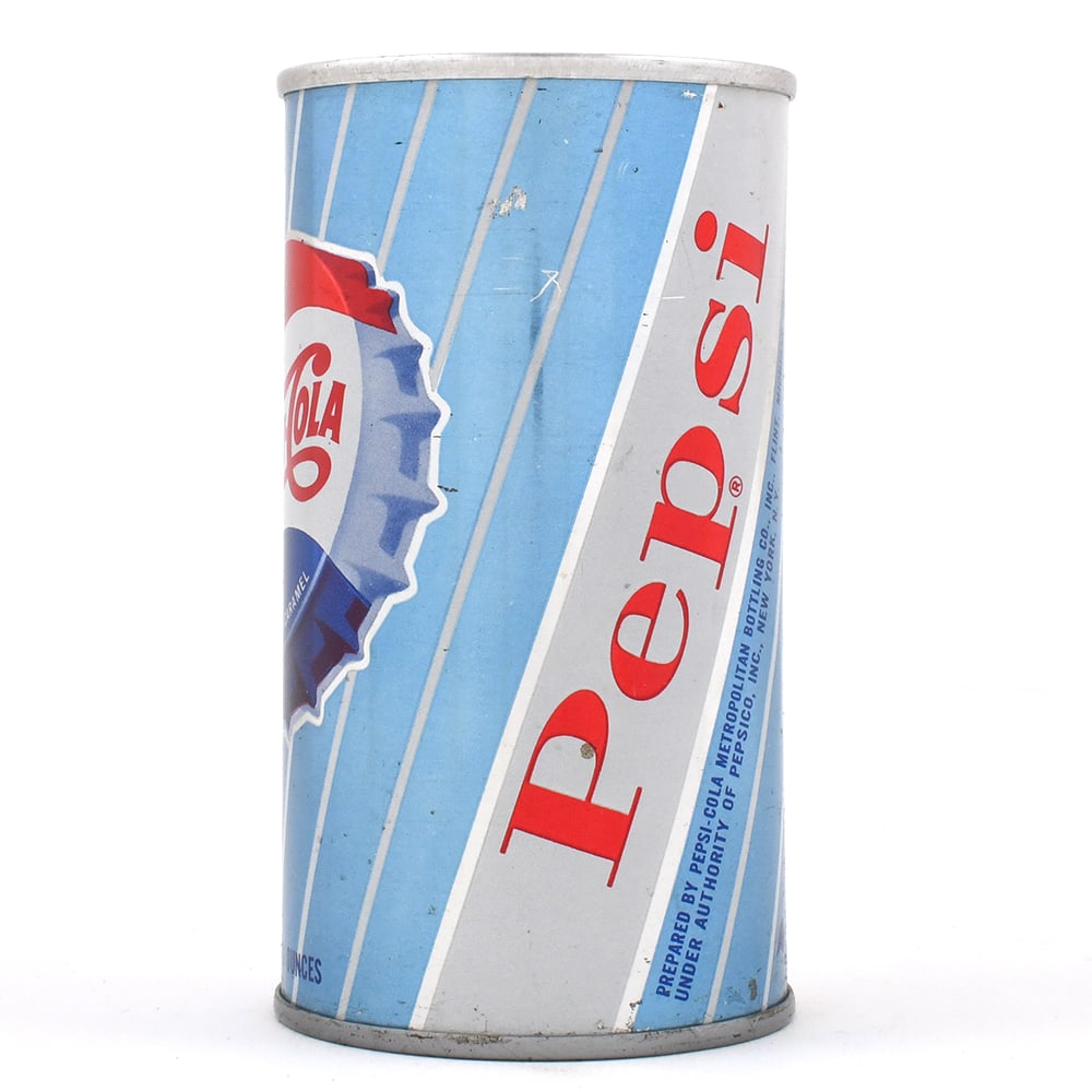 Pepsi Cola Pull Tab FLINT MI CONTENTS BOTTOM ZIP CODE EXCELLENT - 2