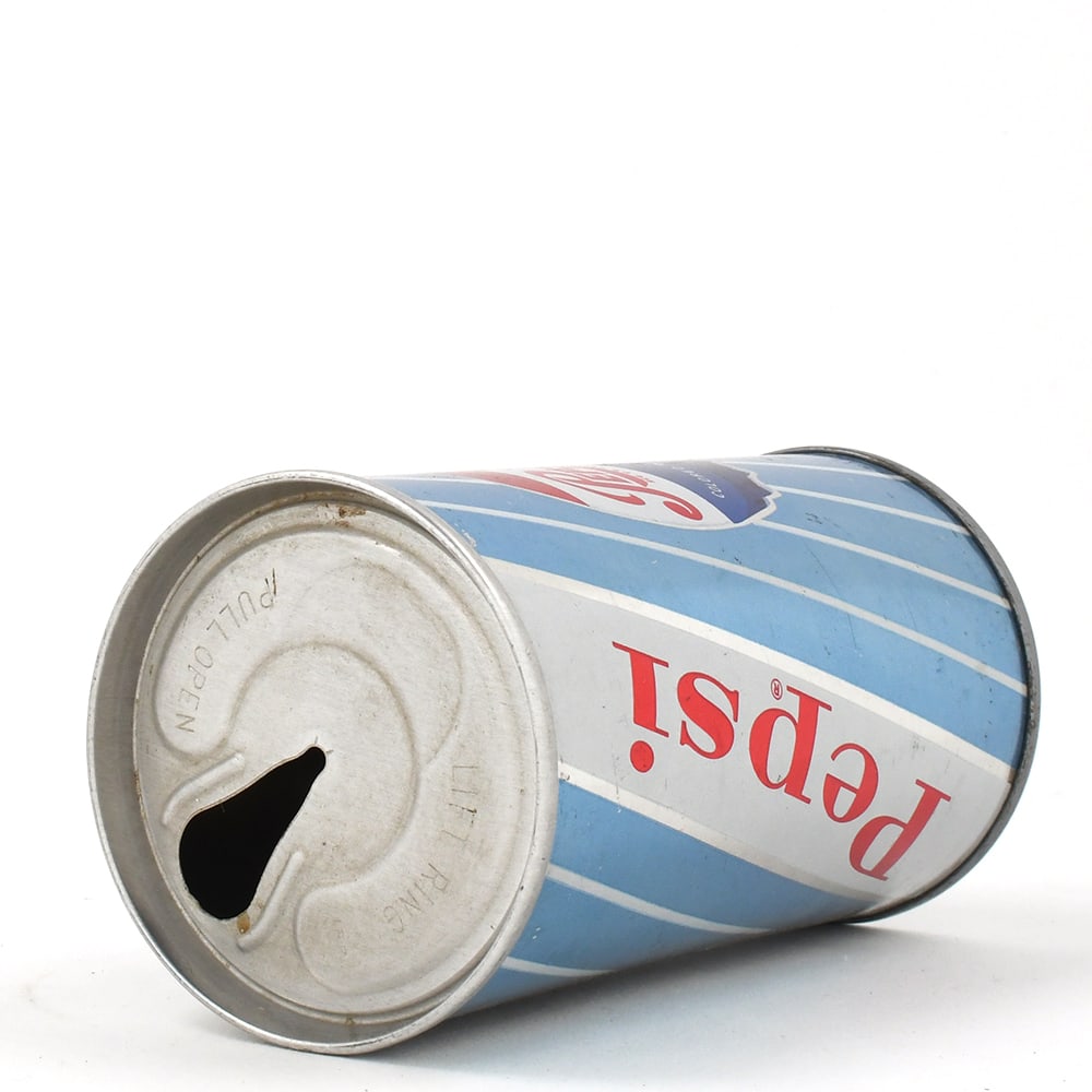 Pepsi Cola Pull Tab FLINT MI CONTENTS BOTTOM ZIP CODE EXCELLENT - 5