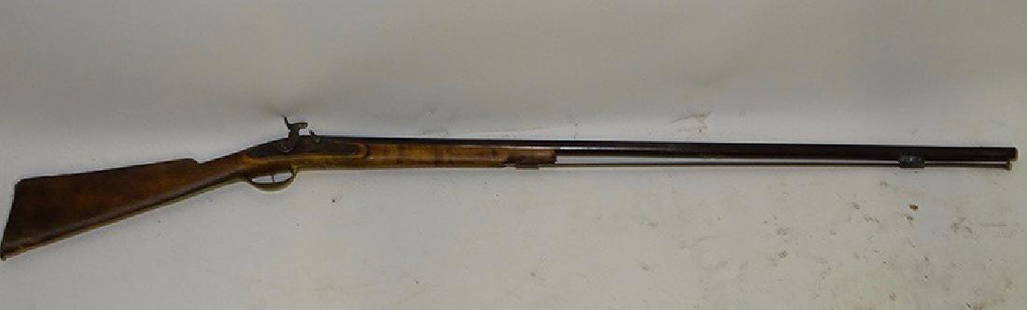 Rifle: Long rifle by H.W. Delavan and Co. Estate Fresh.