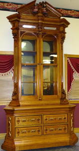 Monumental 10' 2" Walnut Bookcase