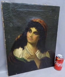 Gypsy Lady Oil on Canvas