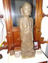 Rare 31" Oriental Carved Stone Figure