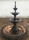 Cast iron 3 Tier Fisk Fountain