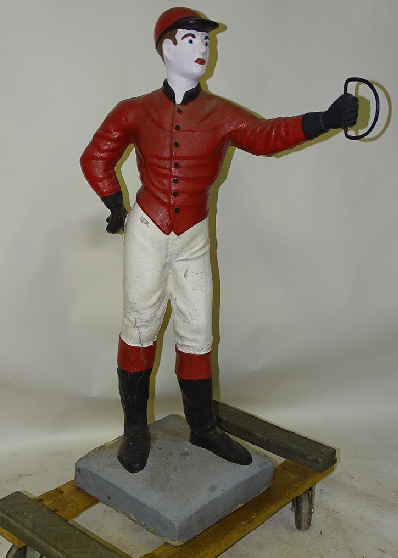 Large Concrete Lawn Jockey May 05, 2019 Ralph Fontaine Heritage