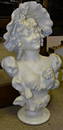 25" Marble Bust Signed Galleria Lapini Firenze 1895