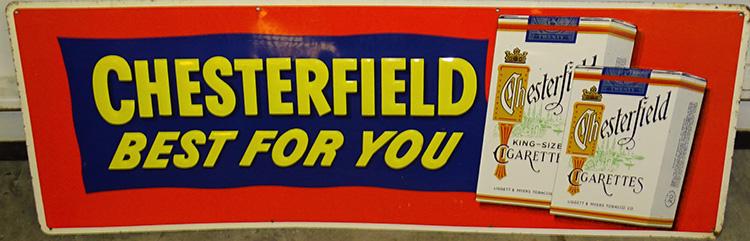 Tin Chesterfield King Sign (1 of 3)
