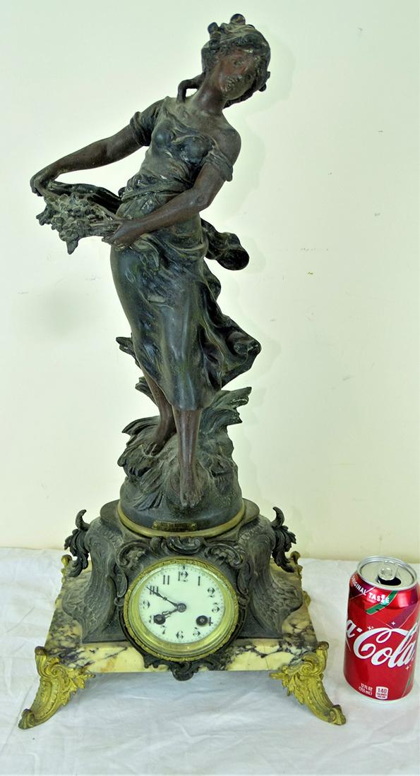 23" French Figural Clock (1 of 6)