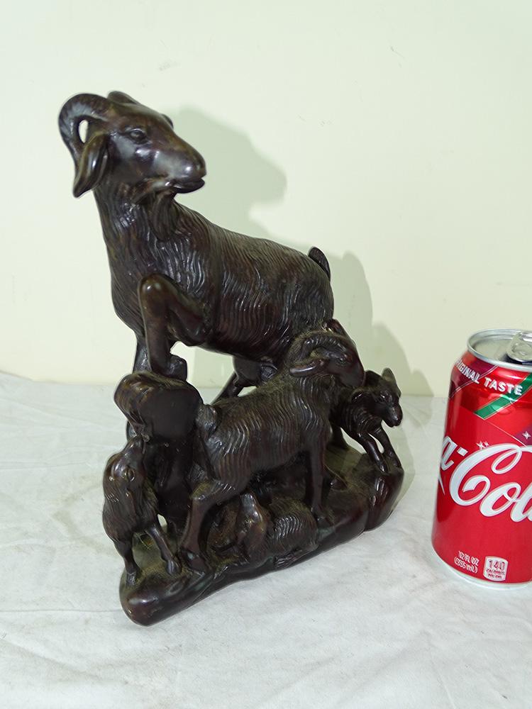 Unusual Bronzed Sculpture (1 of 4)