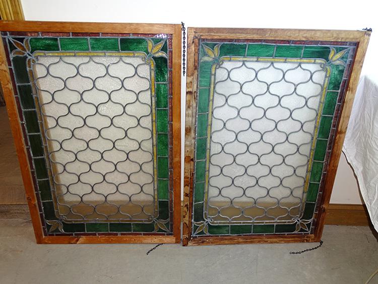 Match Pair of Leaded Windows (1 of 3)