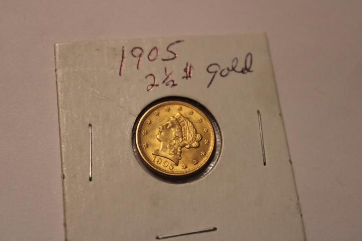 1905 Quarter Eagle $2 1/2 Liberty (1 of 2)