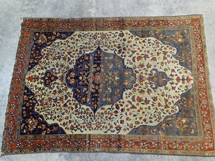 Early Tightly Woven Handmade Oriental Rug (1 of 4)