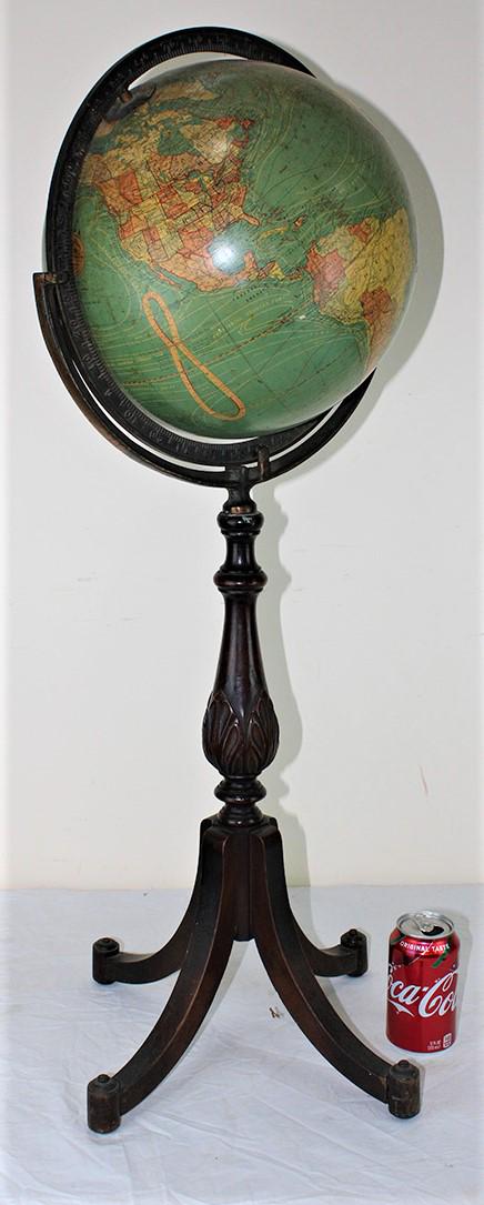 Fine 12" Kittinger & Co. Terrestrial Globe (1 of 4)