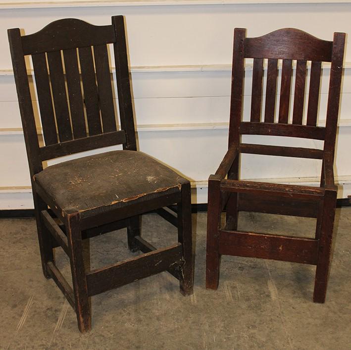 (2) Early L&J G Stickley Chairs (1 of 4)