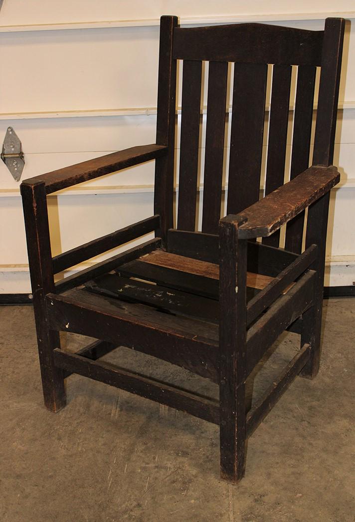 L&J G Stickley Arm Chair (Onondaga) (1 of 3)