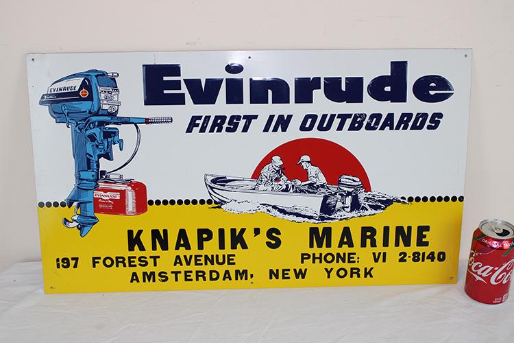 Vintage Evinrude Advertising Sign (1 of 3)