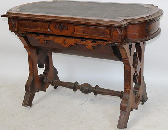 Walnut Victorian Sewing Table (1 of 3)