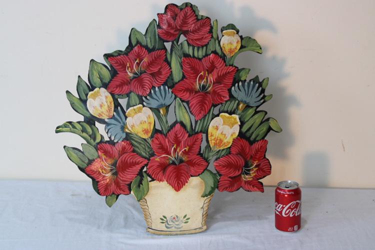 Hand Painted Folky Screen on Metal (1 of 4)