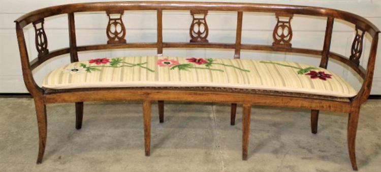 Exceptional Period 6' Bench with Cut Out Splats (1 of 10)