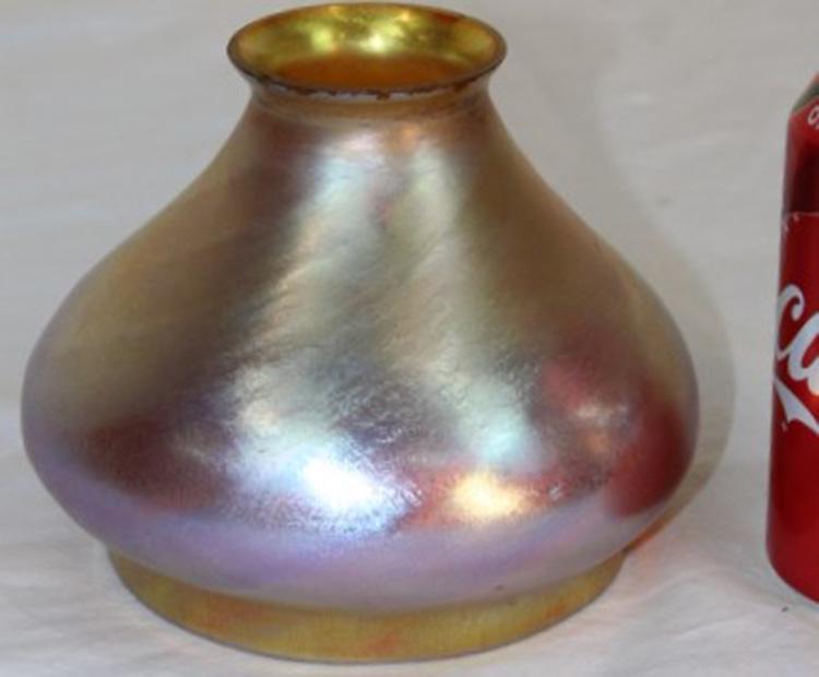 Steuben Quality Gold Lamp Shade (1 of 3)