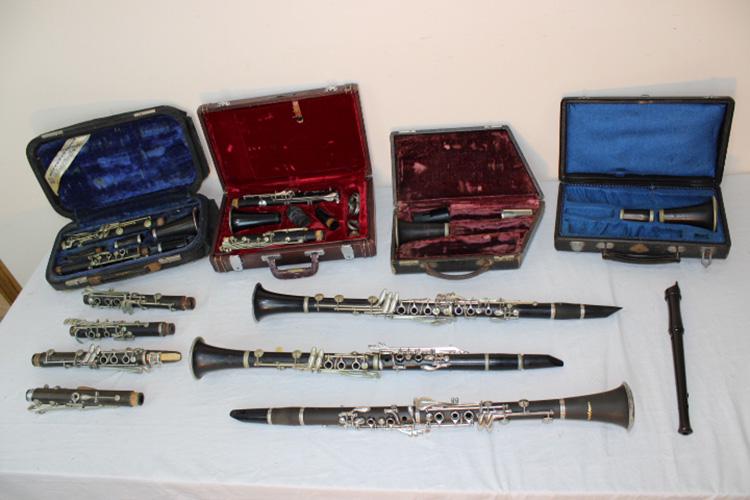 Group of Vintage Clarinets, one Buffet Paris (1 of 4)
