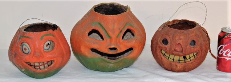 Group of Vintage Halloween Jack O' Lanterns (1 of 4)