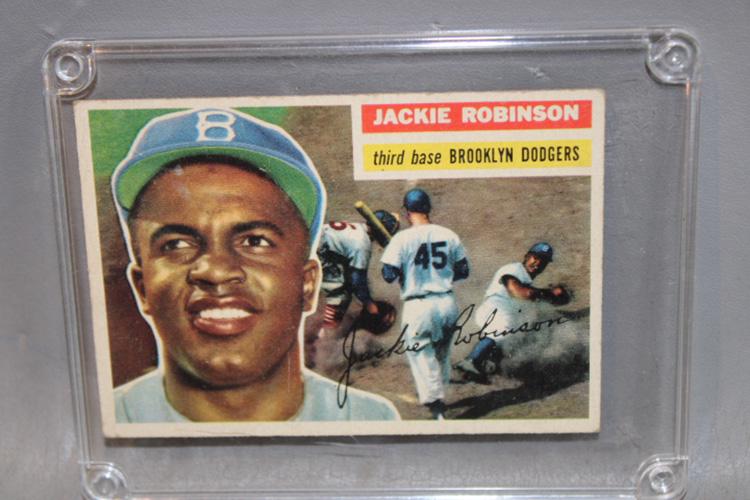 #30 Jackie Robinson Baseball Card (1 of 2)