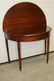 Flip Top Walnut Game Table - 2