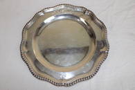 Rare 9 1/2" George III Silver Plate Mid 1700's