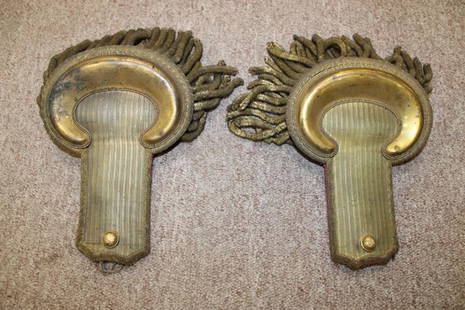 Civil War Coat Epaulettes: Civil War coat epaulettes belonging to Lt. Col. John Henry Bartholf Civil War surgeon, descendant of Alexander Hamilton.