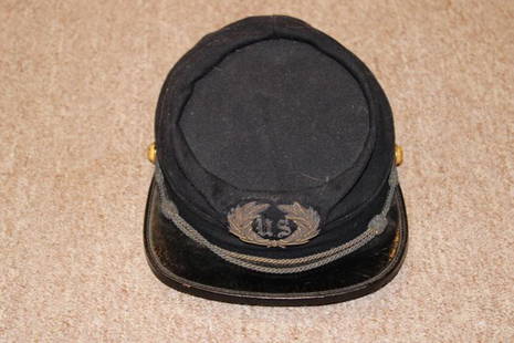 Civil War Hat From Bartholf Family: Civil War hat in nice condition from Bartholf estate, descendant of Alexander Hamilton.