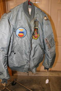 Flight Jacket Owned by John Bartholf: Flight jacket owned by John Bartholf in his early career when he was a Major. In nice condition.