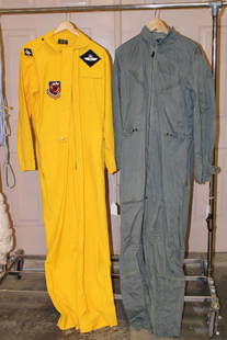 2 Flight Suits Owned by John Bartholf: 2 flight suits owned by John Bartholf descendant of Alexander Hamilton.