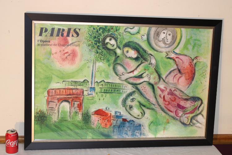 Rare French Paris Opera Poster by Marc Chagall (1 of 5)