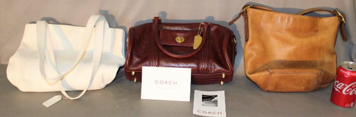 3 Leather Coach Pocket Books: 3 leather Coach pocket books, been used but in nice condition.